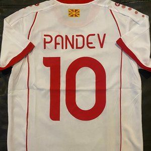 Jako brand NORTH MACEDONIA GORAN PANDEV Nat'lTeam Men's JERSEY. Size M,L,XL New